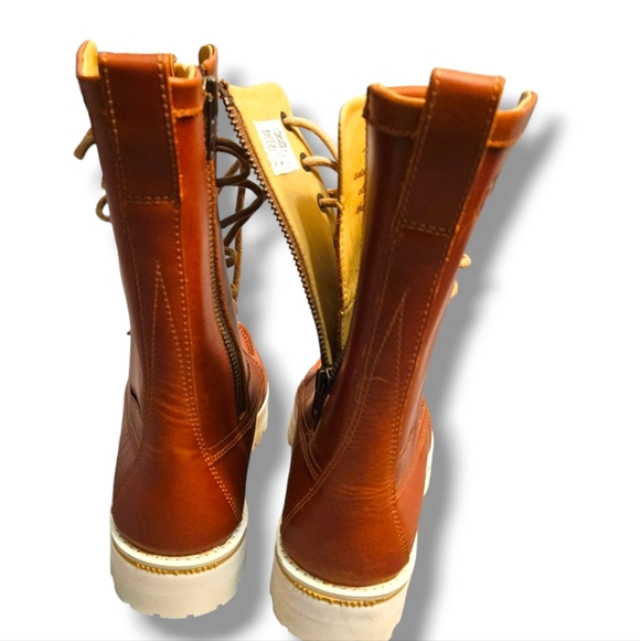 John Legend men's Leather lace-up boots. Size 7.5 - Picture 3 of 11